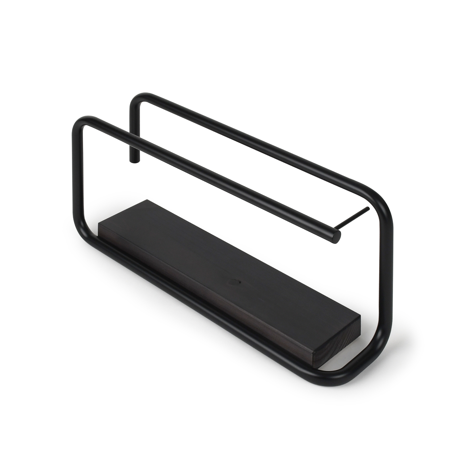 岐阜鉄の匠 【国産】 スリッパスタンド 2～3足用 完成品 マットブラック H17×W36×D9.5